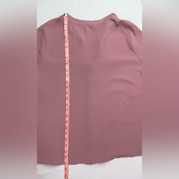 41 Hawthorn Light Pink Mauve Pullover Blouse Lattice Cut Out Sleeves Size XL - Picture 9 of 9